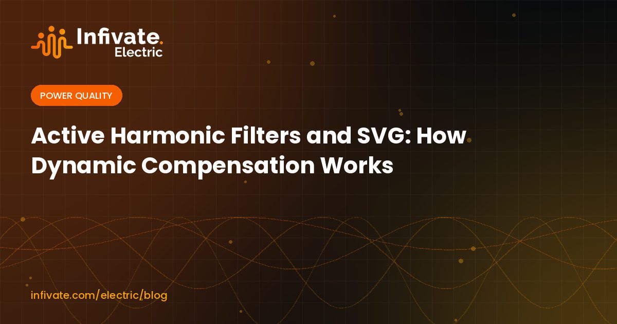 Active Harmonic Filters and SVG: How Dynamic Compensation Works