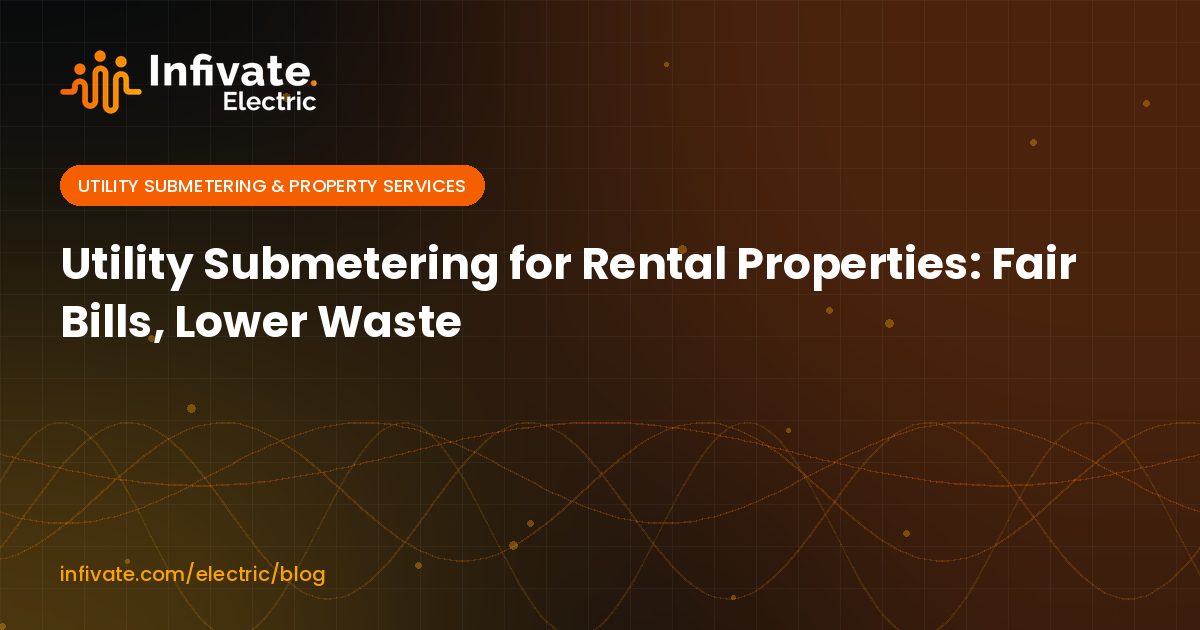 Utility Submetering for Rental Properties: Fair Bills, Lower Waste