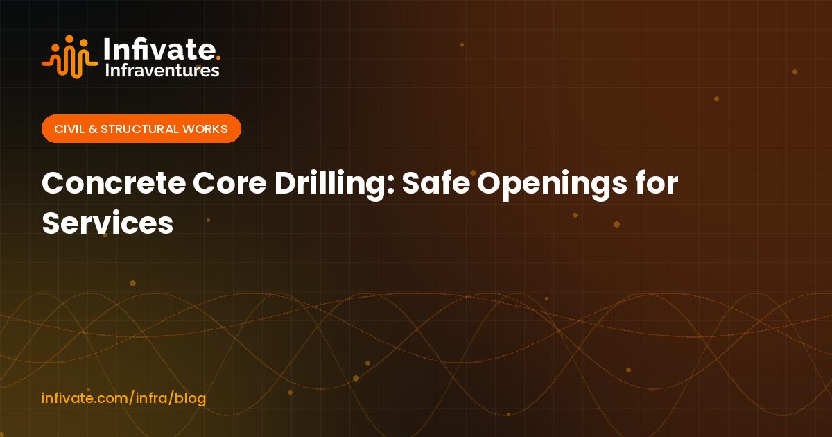 Concrete Core Drilling: Safe Openings for Services